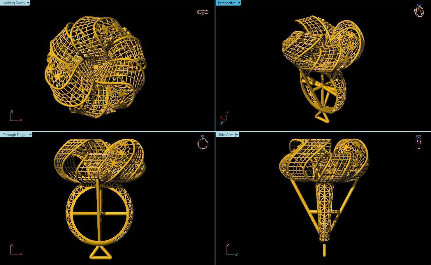 Fusion Ring Models  3D print model_2