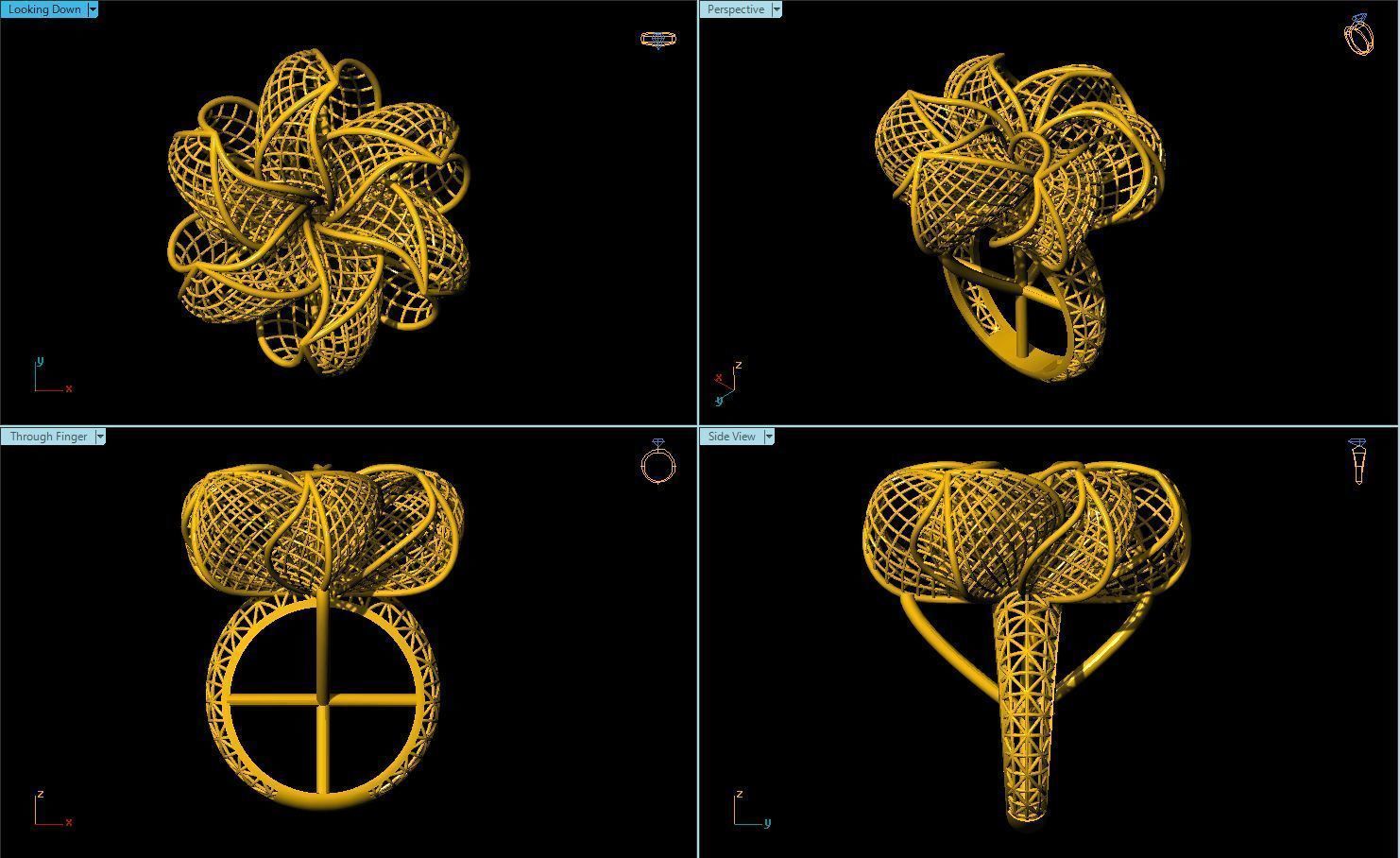Fusion Ring Models  3D print model_1