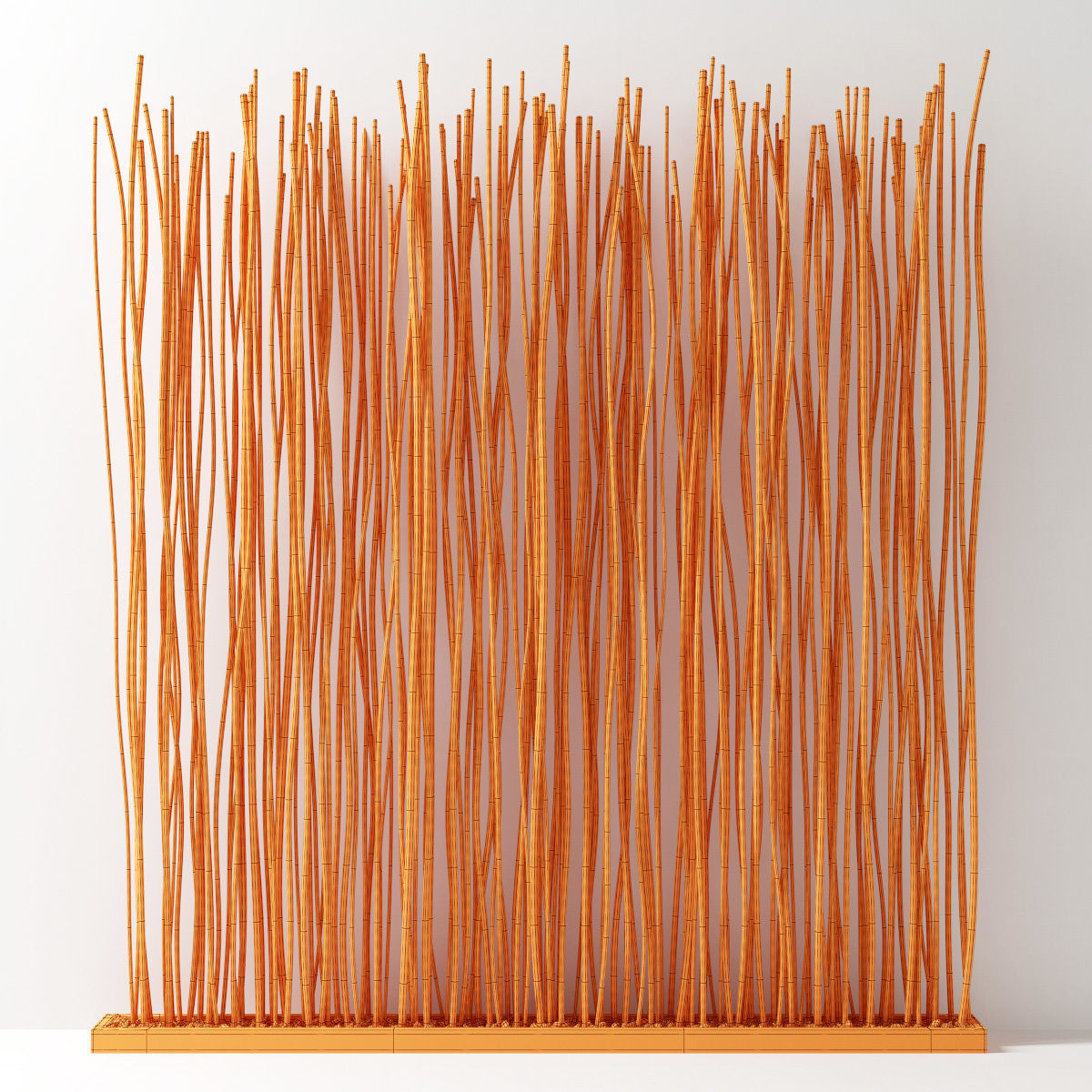 Branch thin planter 3D model_6