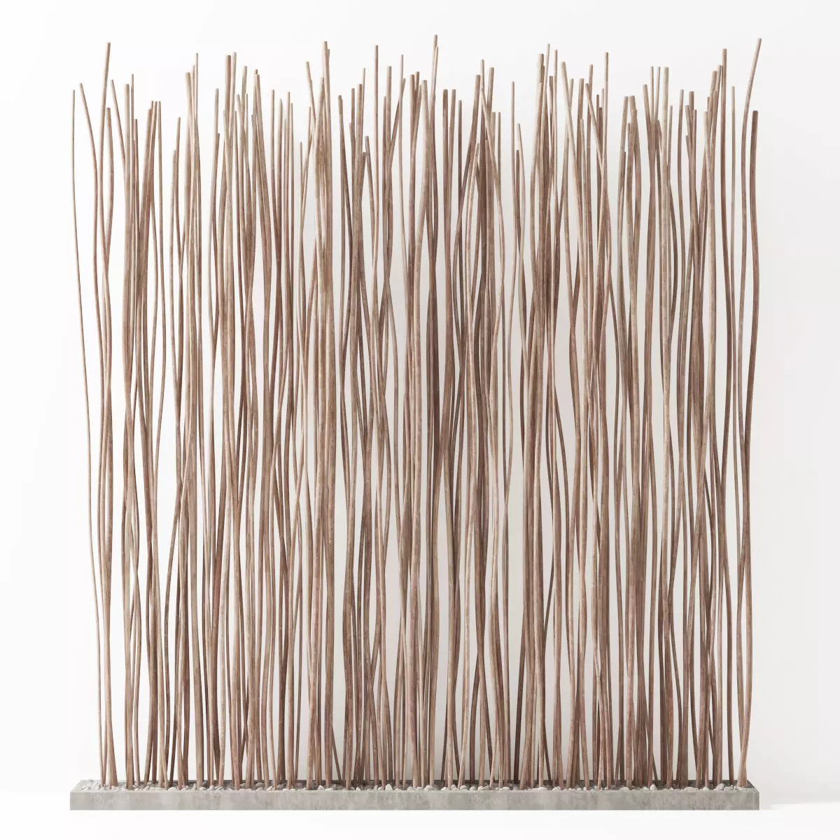 Branch thin planter 3D model_0