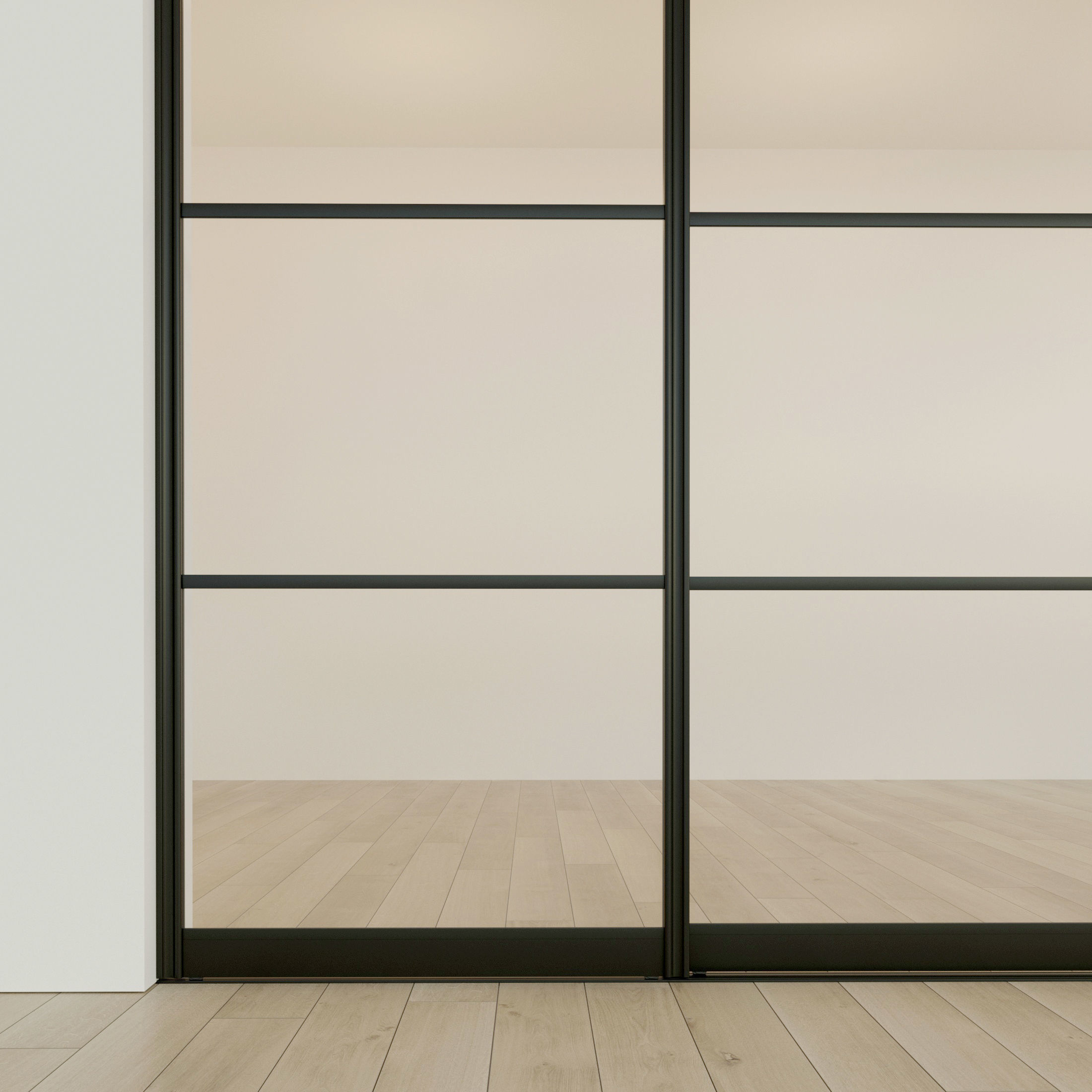 Sliding door  Partition Case-compartment  7 3D model_1