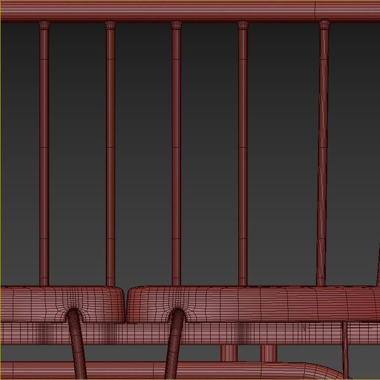 BRUSEN bench AND TRANARO table 3D model_3