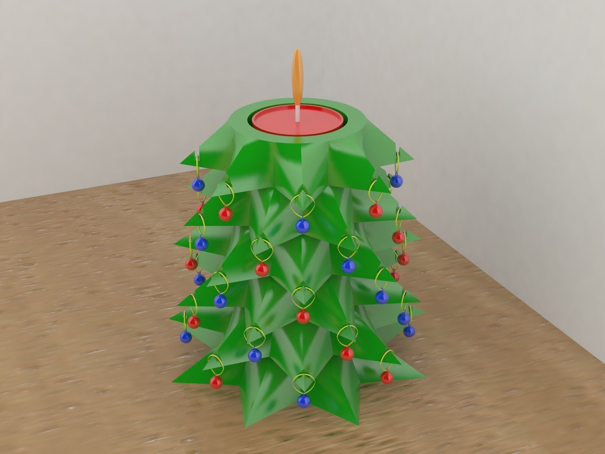 Candleholder tree by Franjaf Free 3D print model_0