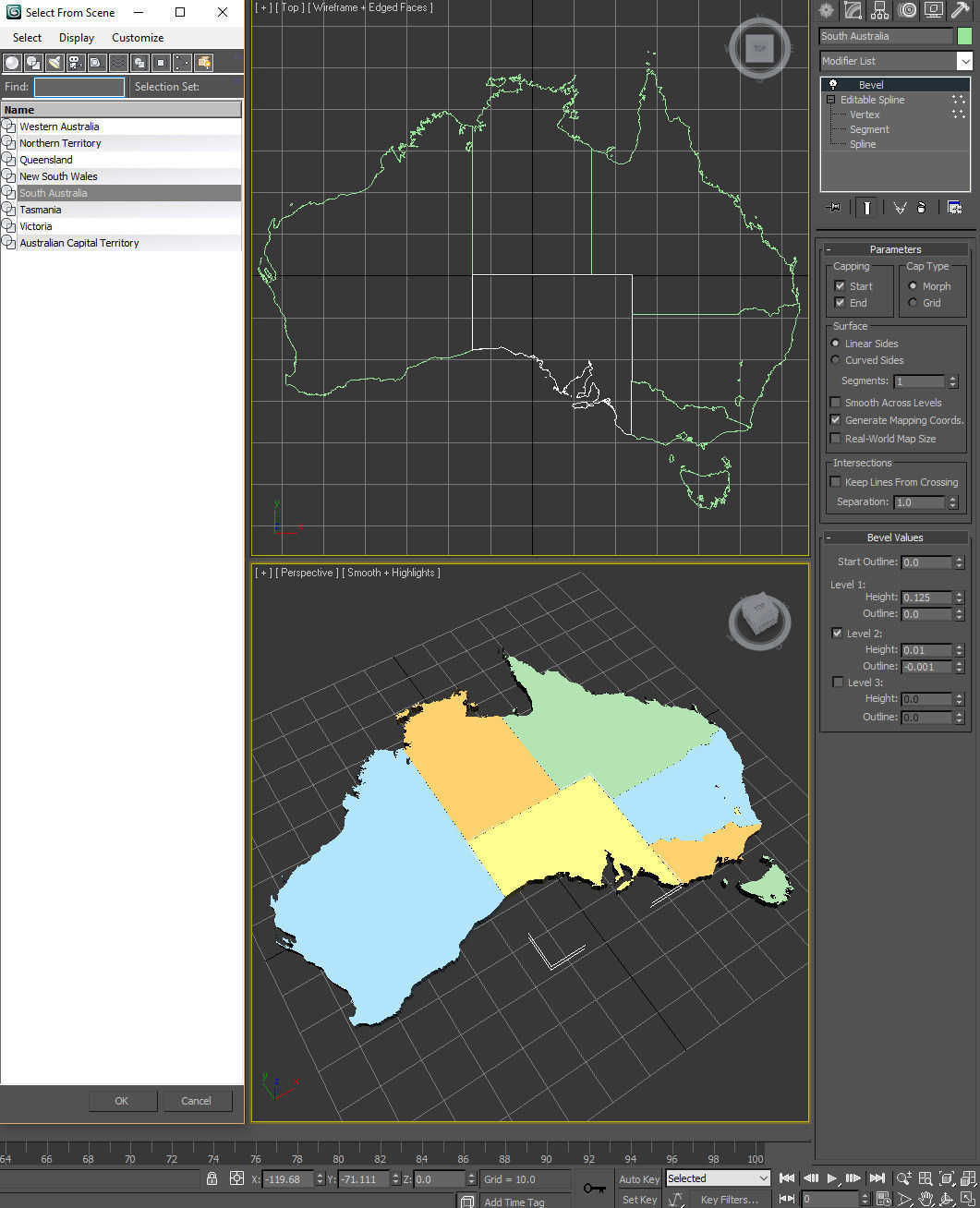 Map of Australia 3D model_5