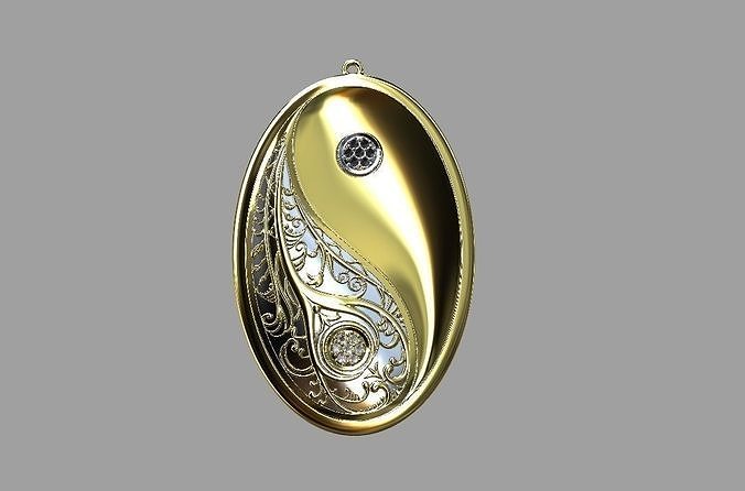 In Ian vintage pendant 3D print model