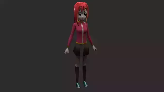 Anime Character 3D model