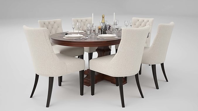 Tenarchstudio karh dining 01 render ready vray and corona 3D model 2