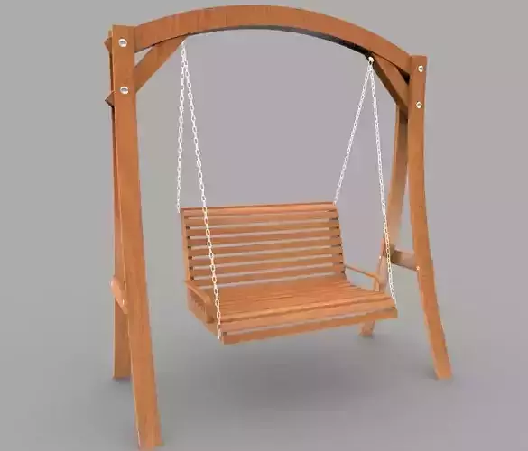 The Swing wooden 3D model