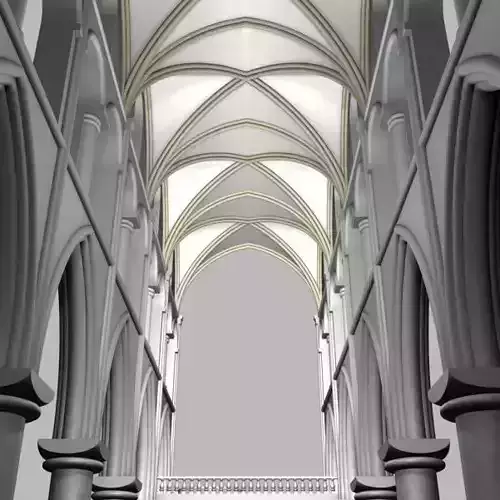 Structure cathedral 3D model