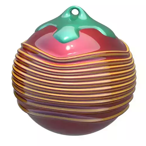 Christmas ball 3D print model