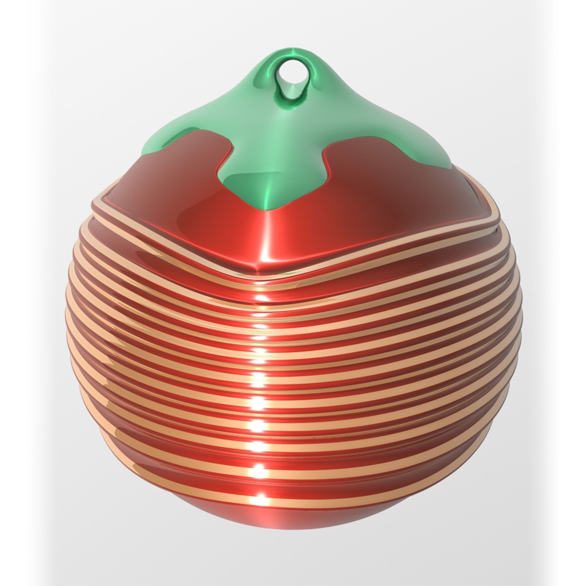 Christmas ball 3D print model_3