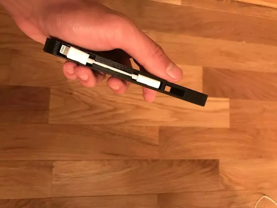 iPhone 7 headphone case 3D print model_0