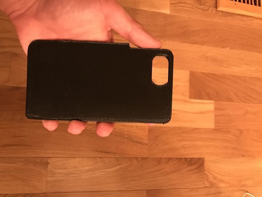 iPhone 7 headphone case 3D print model_1