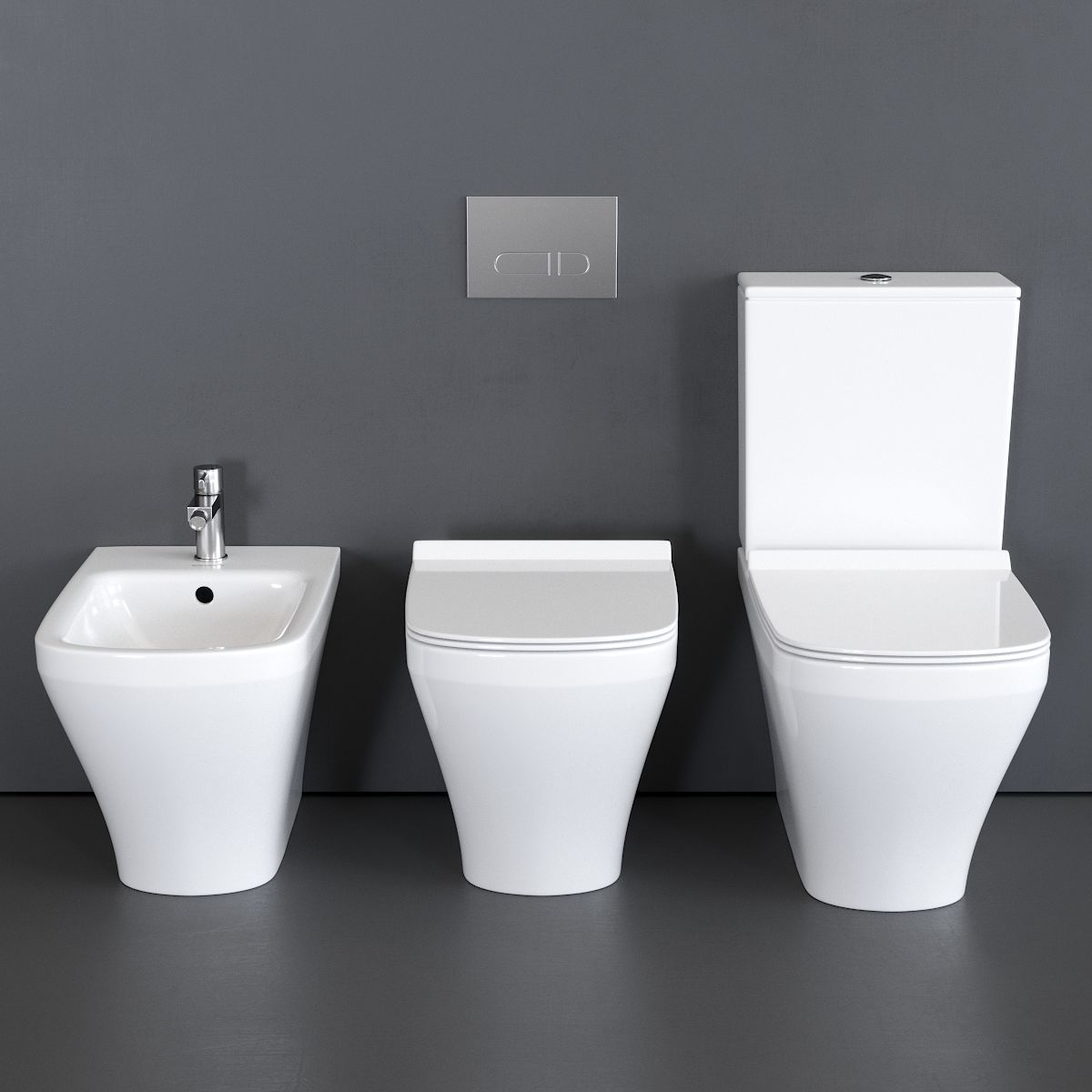 Duravit DuraStyle WC Low-poly 3D model_2