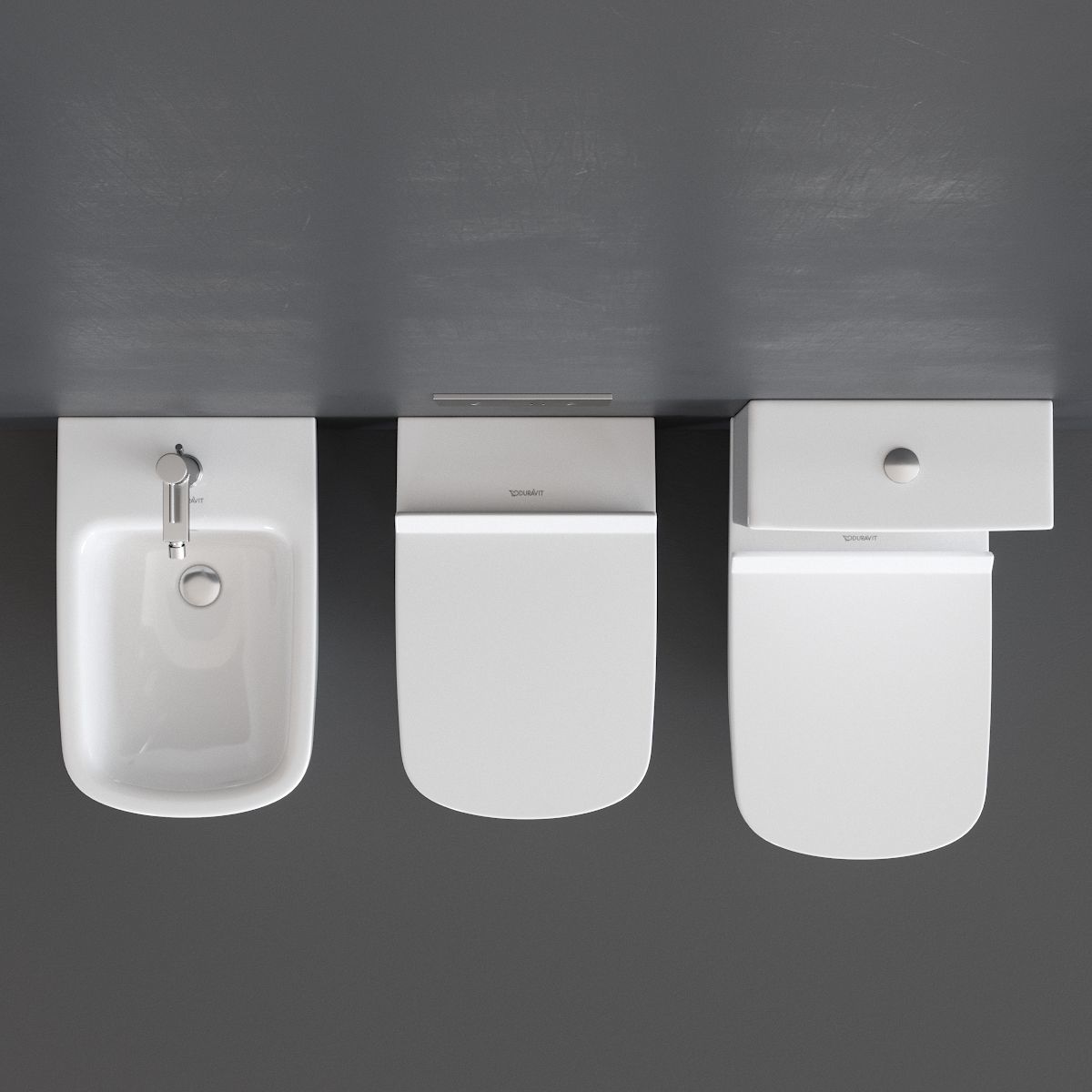 Duravit DuraStyle WC Low-poly 3D model_3