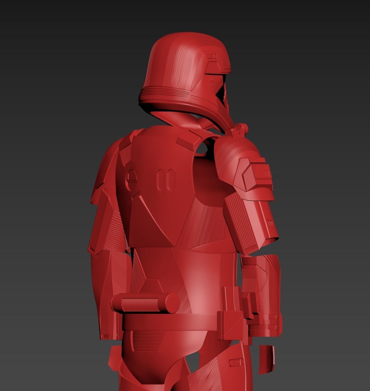 Star Wars EP9 The Rise of Skywalker Sith Trooper Full Armor  3D print model_30