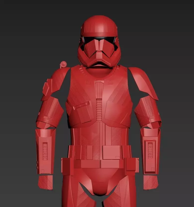 Star Wars EP9 The Rise of Skywalker Sith Trooper Full Armor  3D print model_0