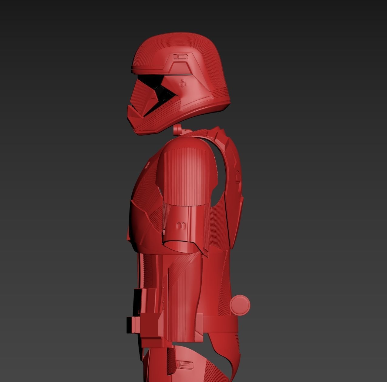 Star Wars EP9 The Rise of Skywalker Sith Trooper Full Armor  3D print model_26