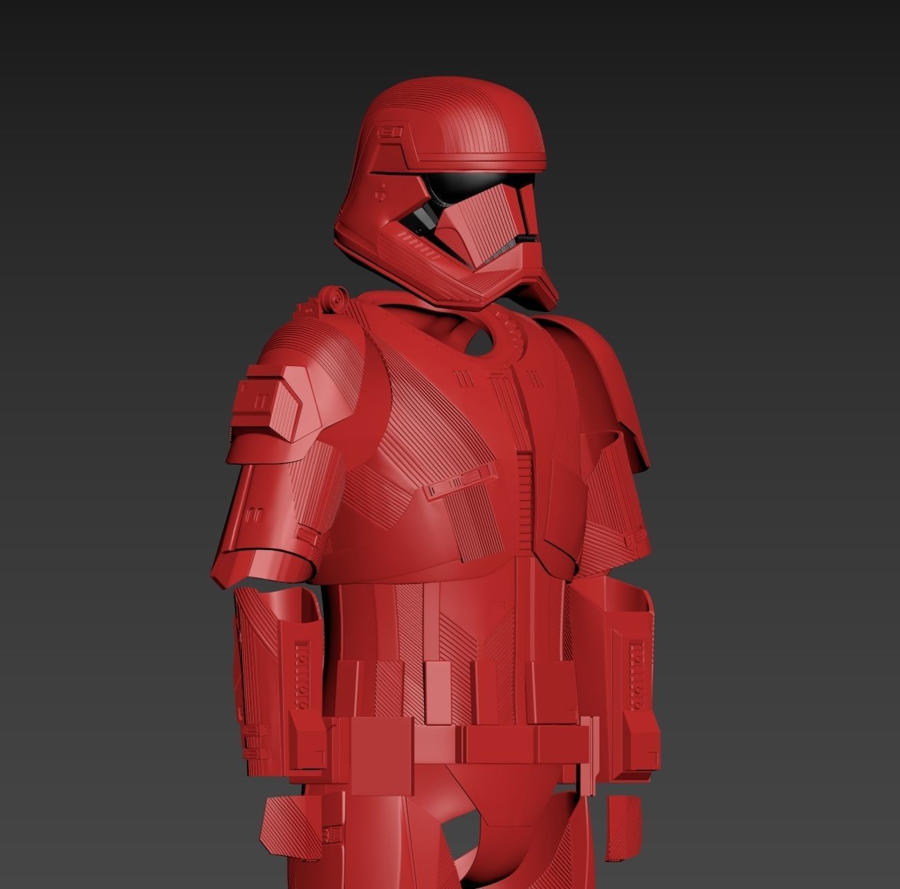 Star Wars EP9 The Rise of Skywalker Sith Trooper Full Armor  3D print model_31