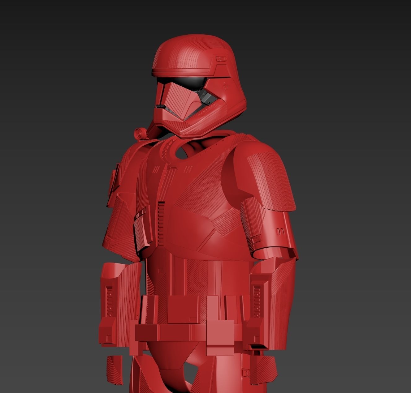 Star Wars EP9 The Rise of Skywalker Sith Trooper Full Armor  3D print model_25