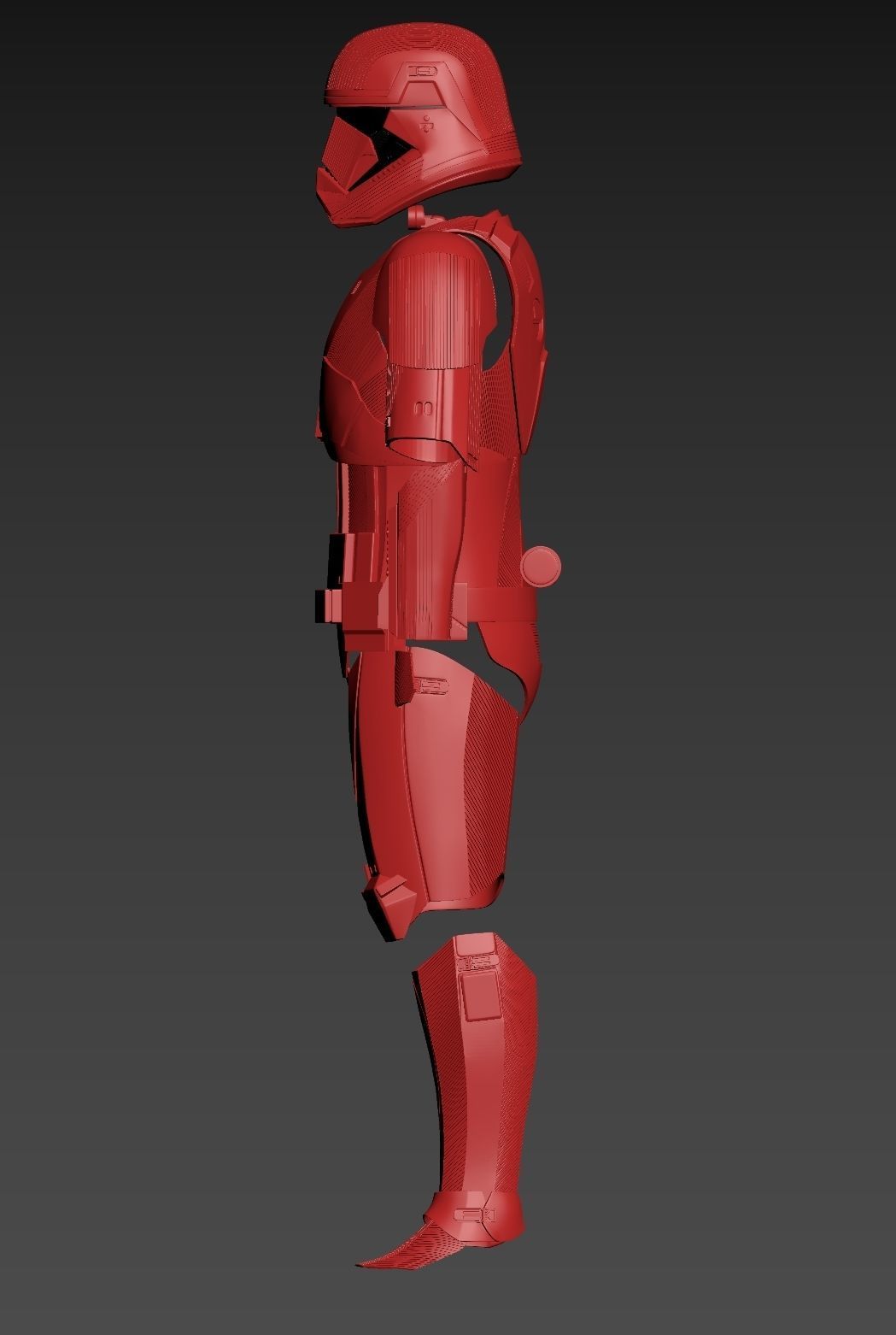 Star Wars EP9 The Rise of Skywalker Sith Trooper Full Armor  3D print model_19