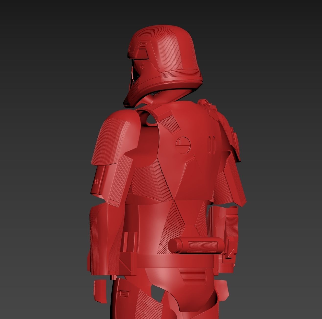 Star Wars EP9 The Rise of Skywalker Sith Trooper Full Armor  3D print model_27