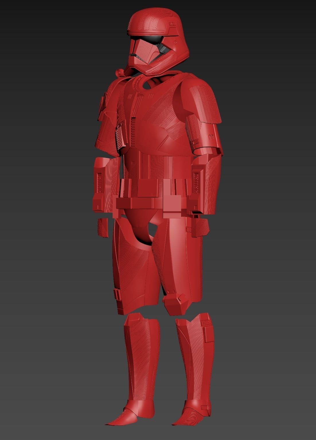 Star Wars EP9 The Rise of Skywalker Sith Trooper Full Armor  3D print model_20