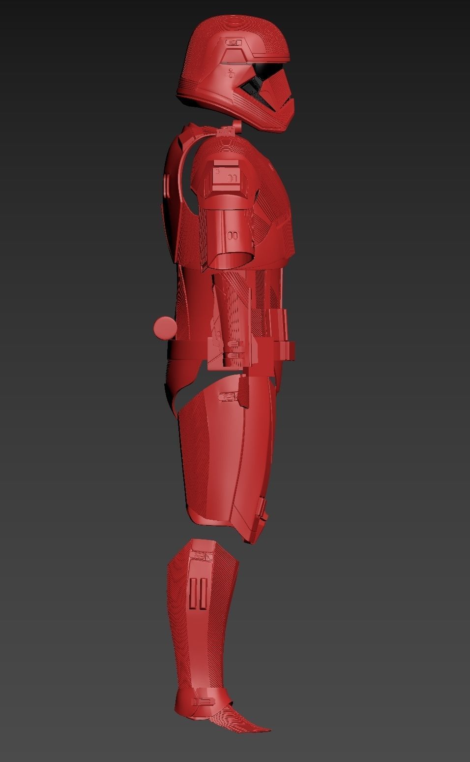 Star Wars EP9 The Rise of Skywalker Sith Trooper Full Armor  3D print model_24