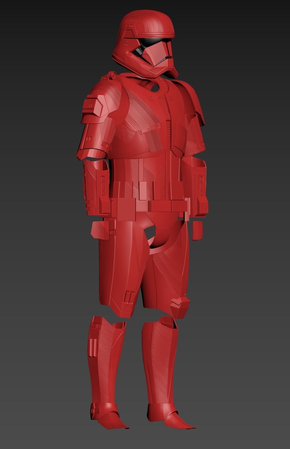 Star Wars EP9 The Rise of Skywalker Sith Trooper Full Armor  3D print model_18