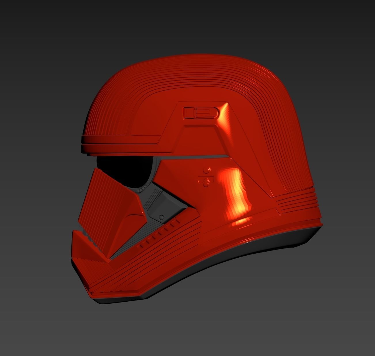 Star Wars EP9 The Rise of Skywalker Sith Trooper Full Armor  3D print model_35
