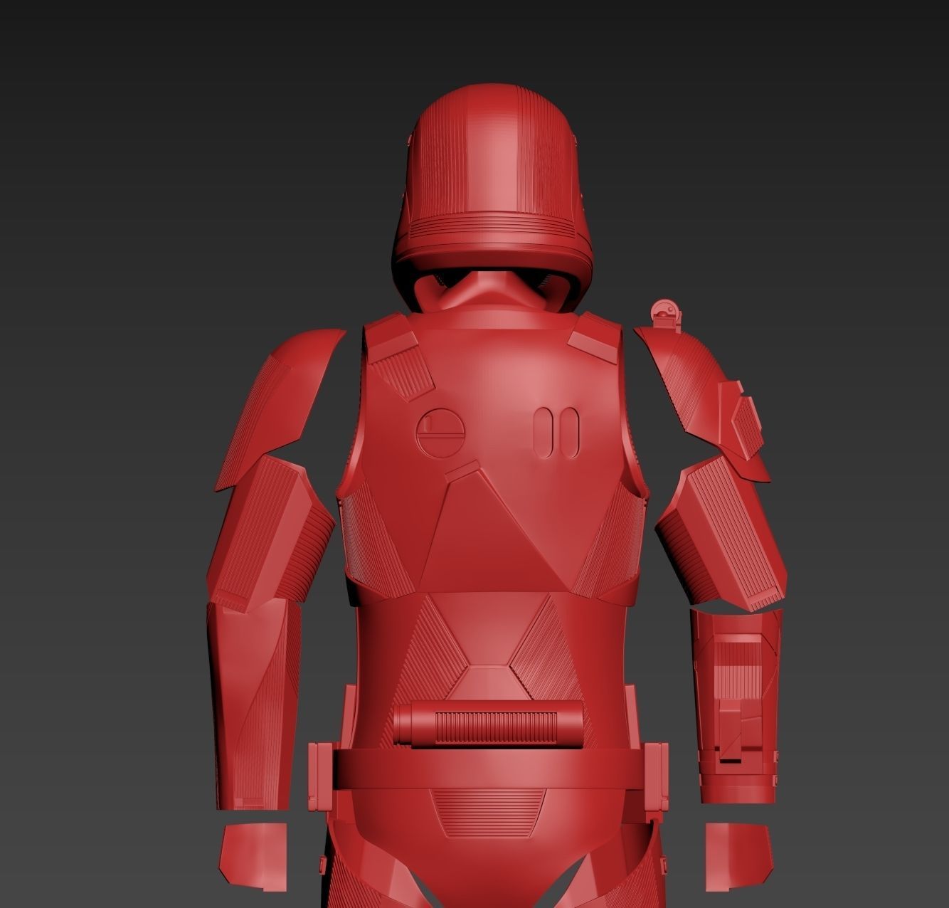 Star Wars EP9 The Rise of Skywalker Sith Trooper Full Armor  3D print model_29