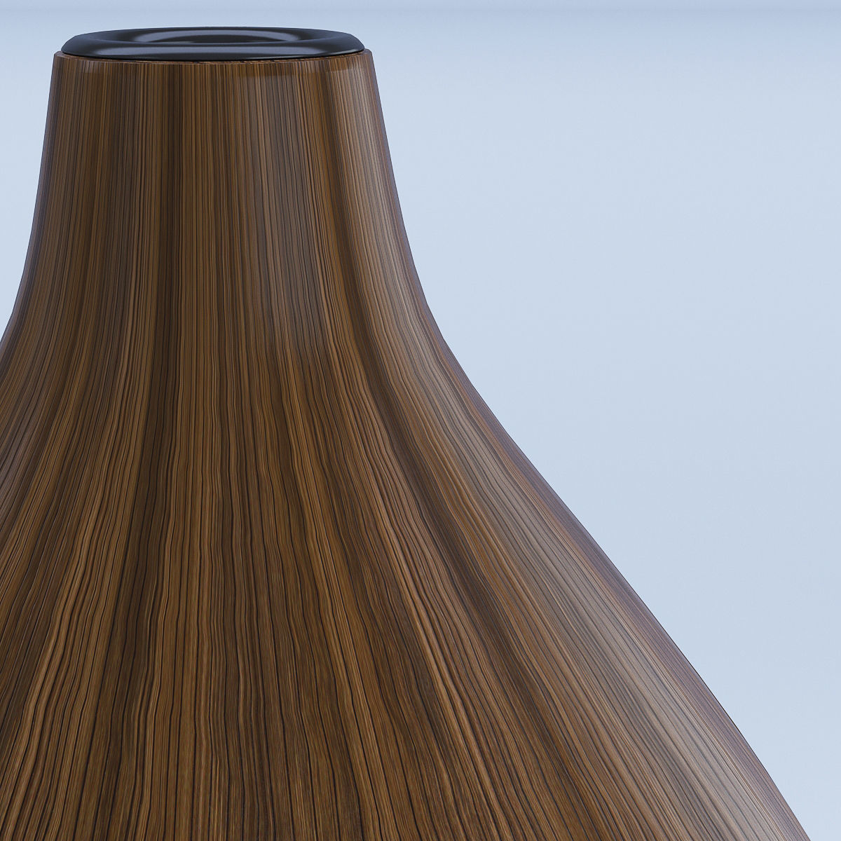 Wooden Vase 3D model_1