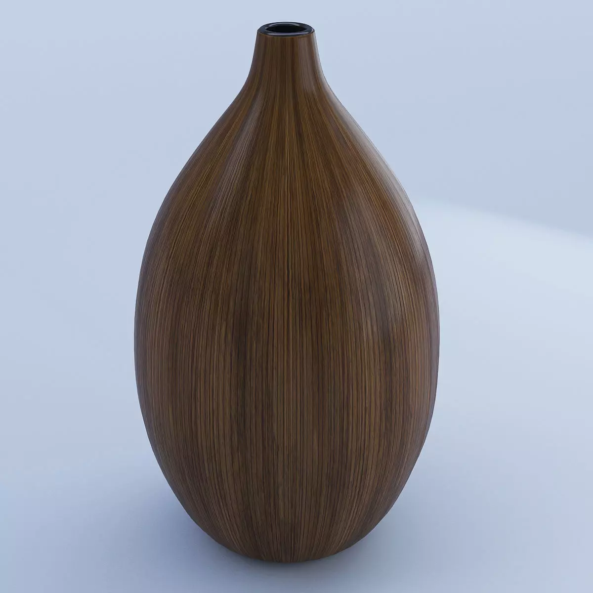 Wooden Vase 3D model_0