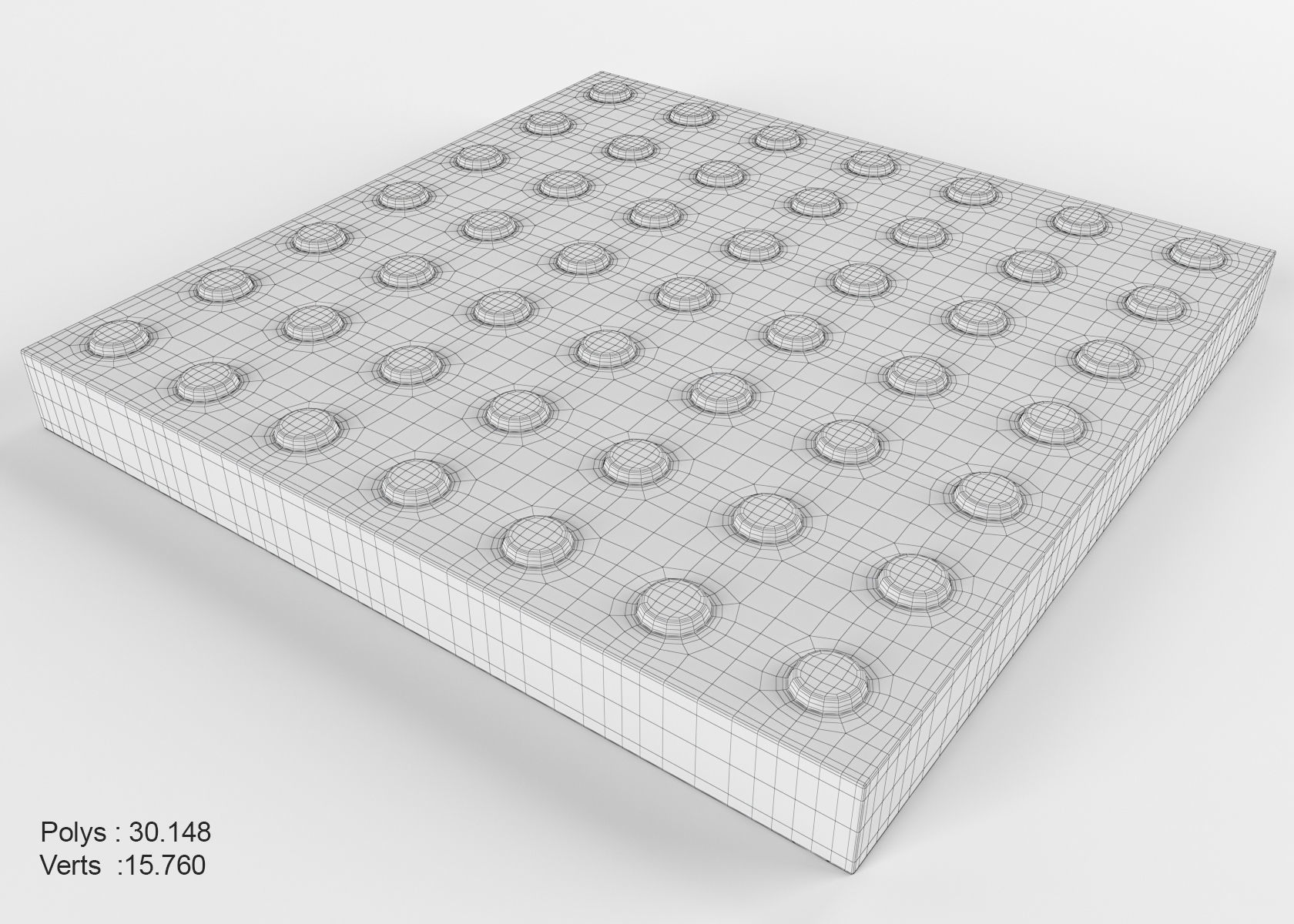 Disabled stone on pallet 3D model 3D model_9