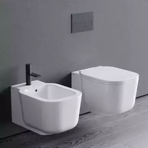 Ceramica Cielo Cubika Wall-Hung WC
