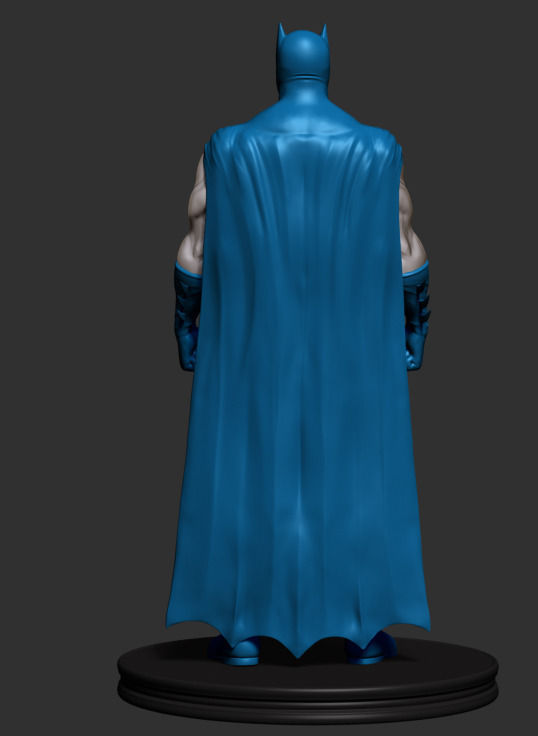 Batman statue 3D model_7