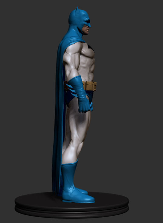 Batman statue 3D model_6