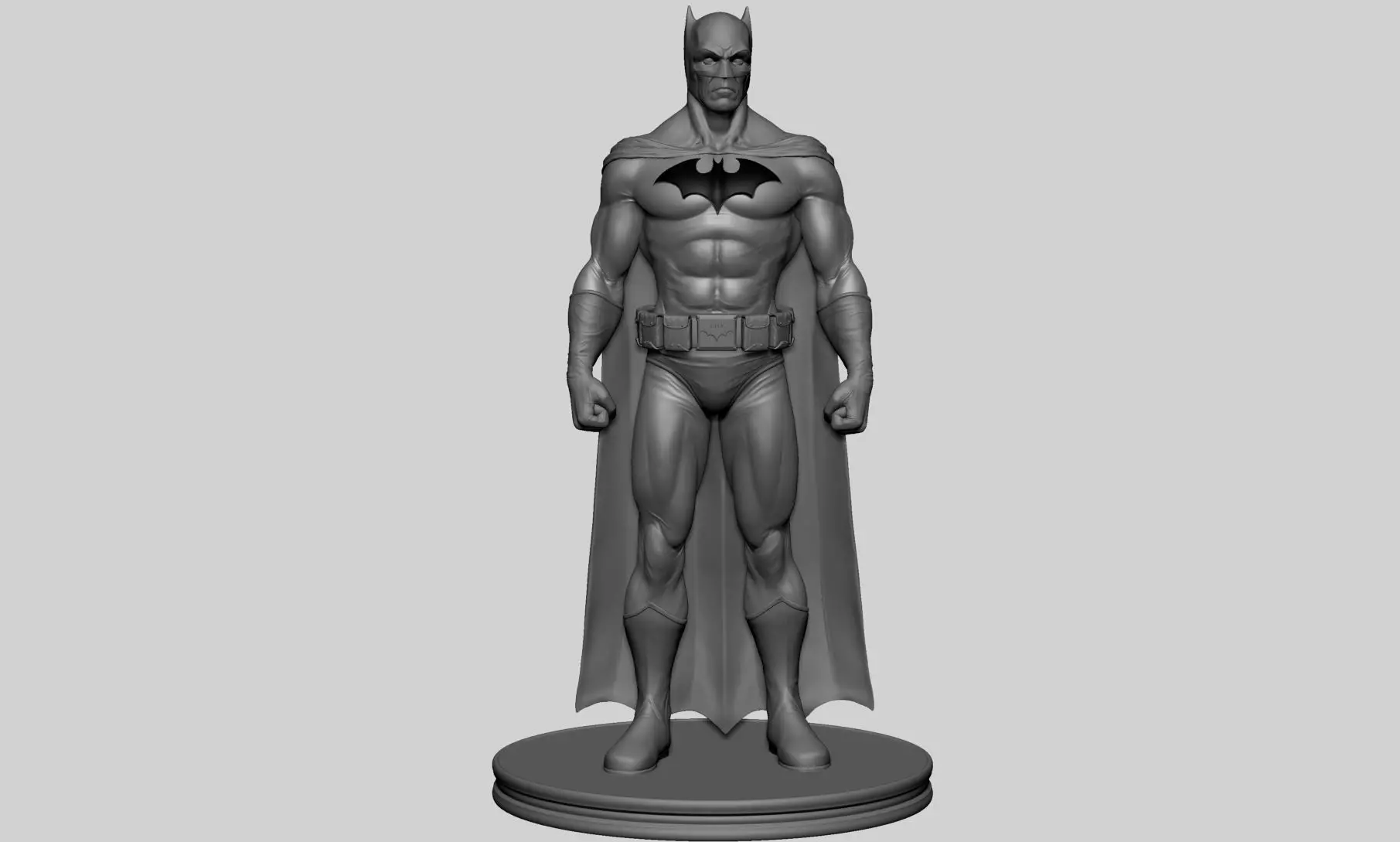 Batman statue 3D model_0