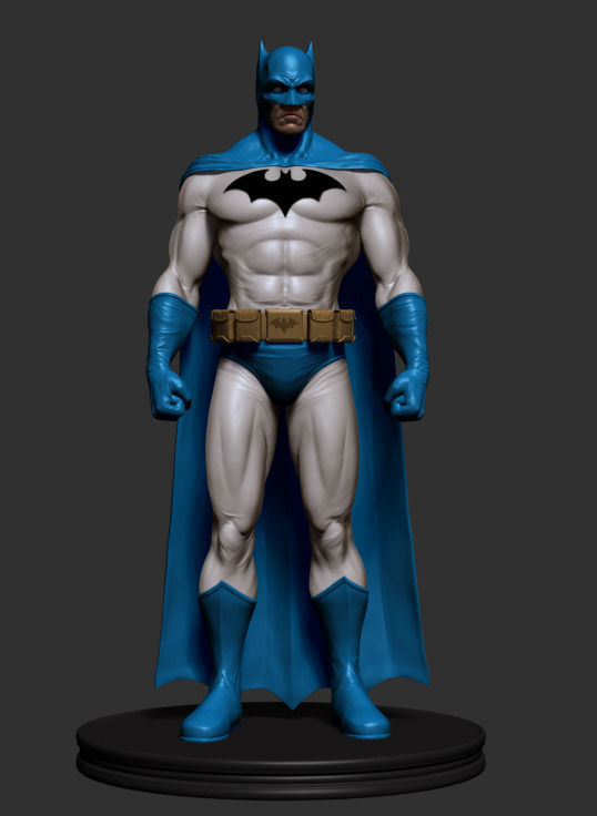 Batman statue 3D model_5