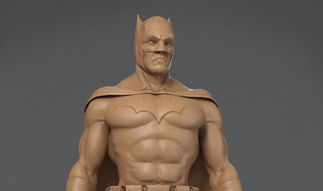 Batman statue 3D model_3