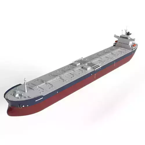 Tanker Panamax 245m Low-poly 3D model