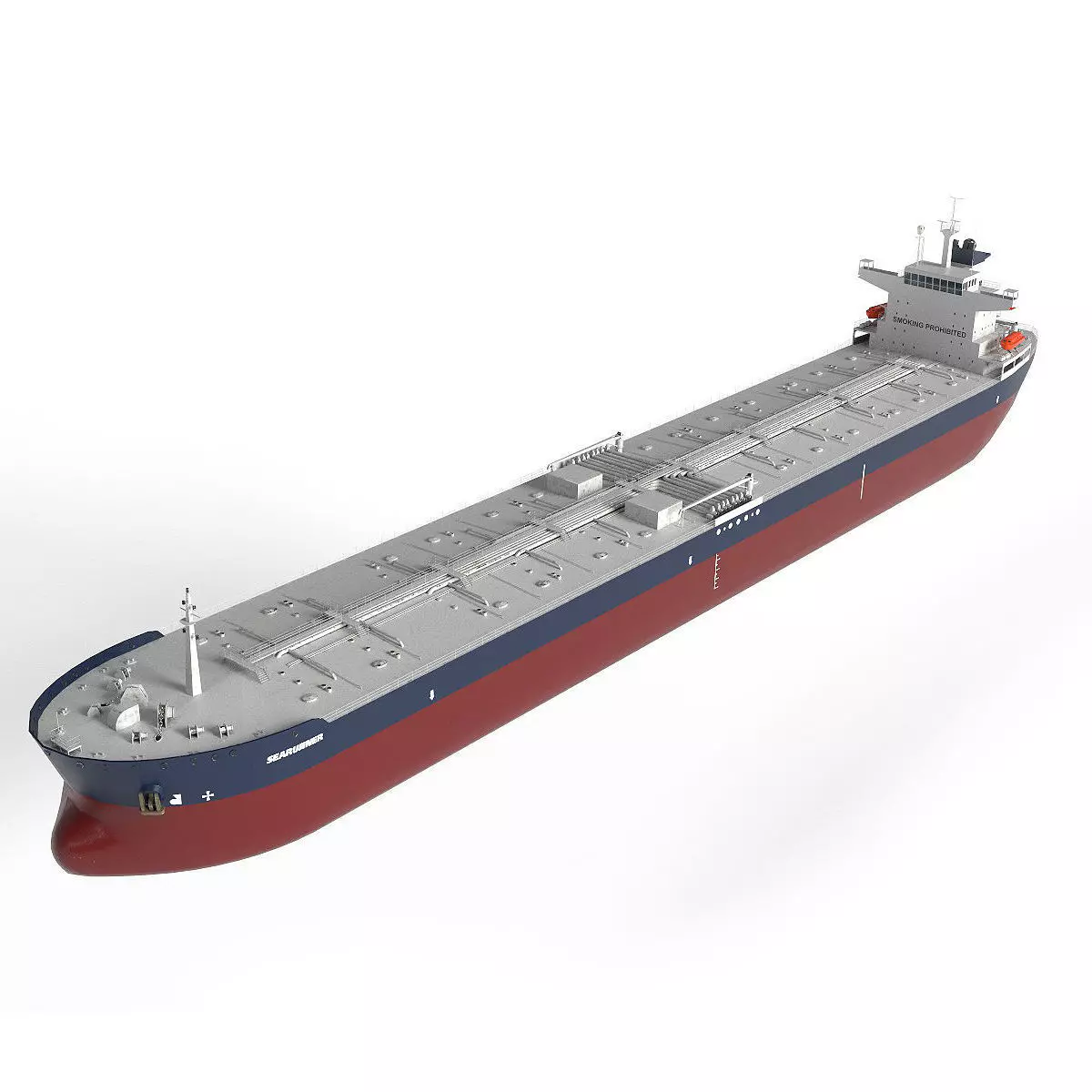Tanker Panamax 245m Low-poly 3D model_0