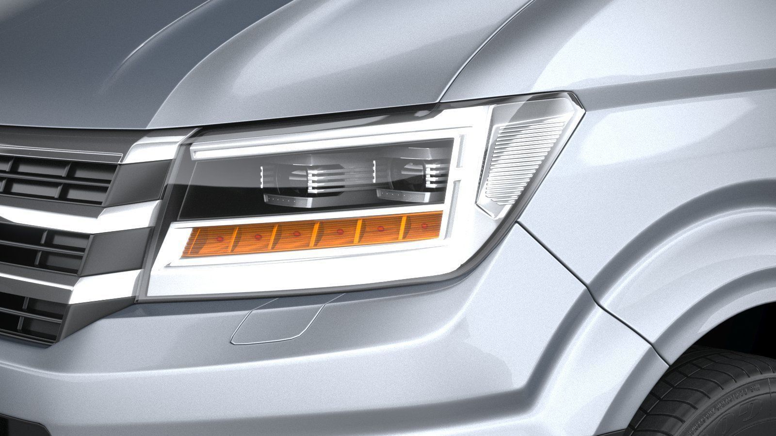 Volkswagen Crafter Long High Roof 2019 3D model_14