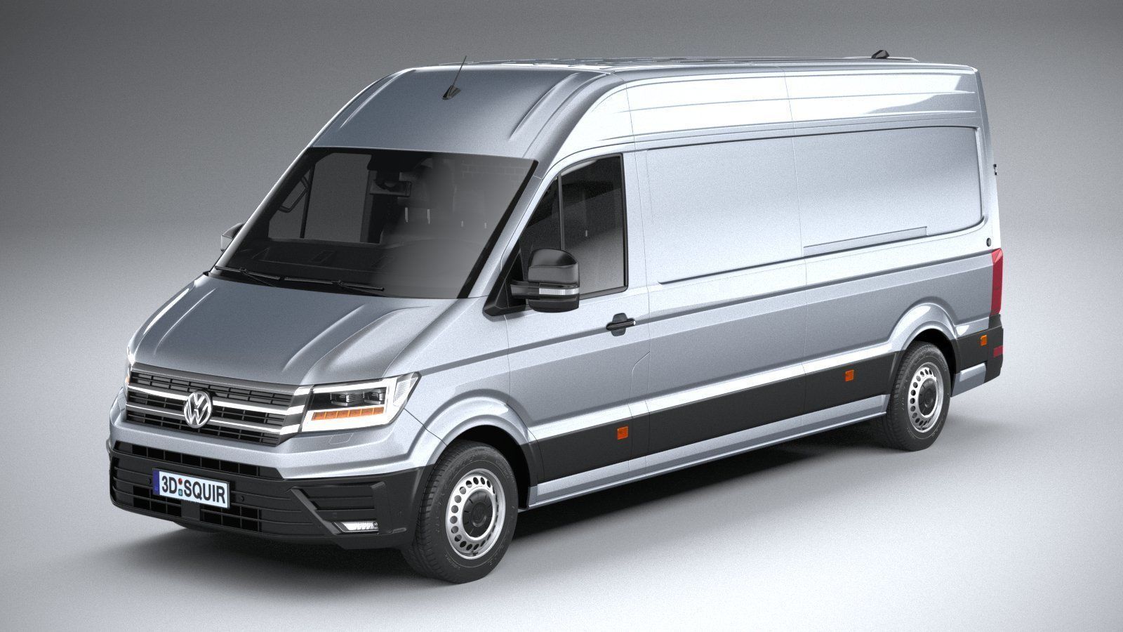 Volkswagen Crafter Long High Roof 2019 3D model_1