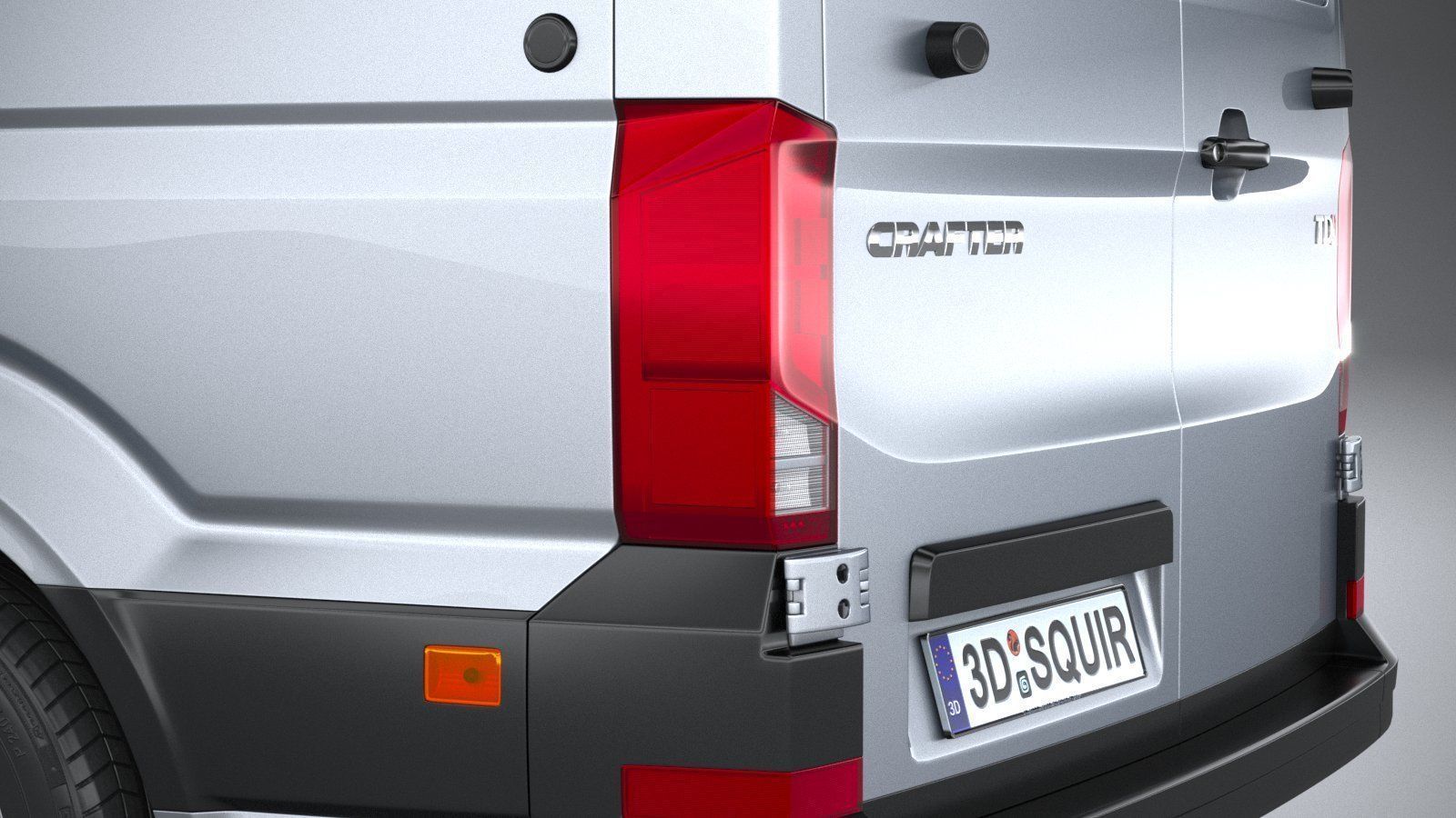 Volkswagen Crafter Long High Roof 2019 3D model_6