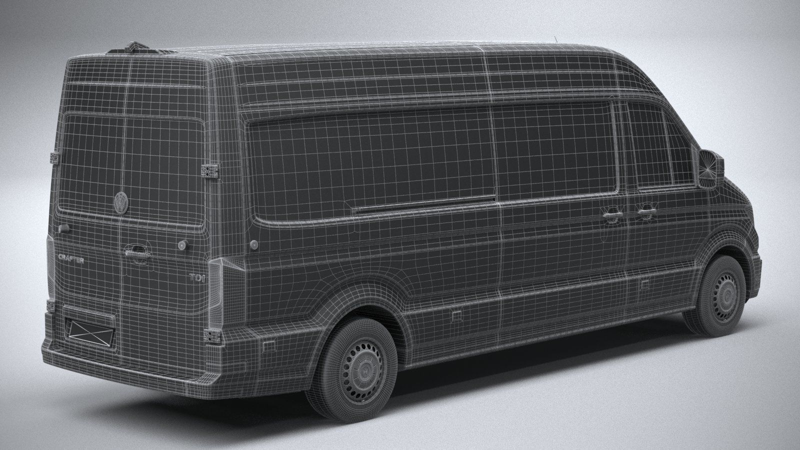 Volkswagen Crafter Long High Roof 2019 3D model_29