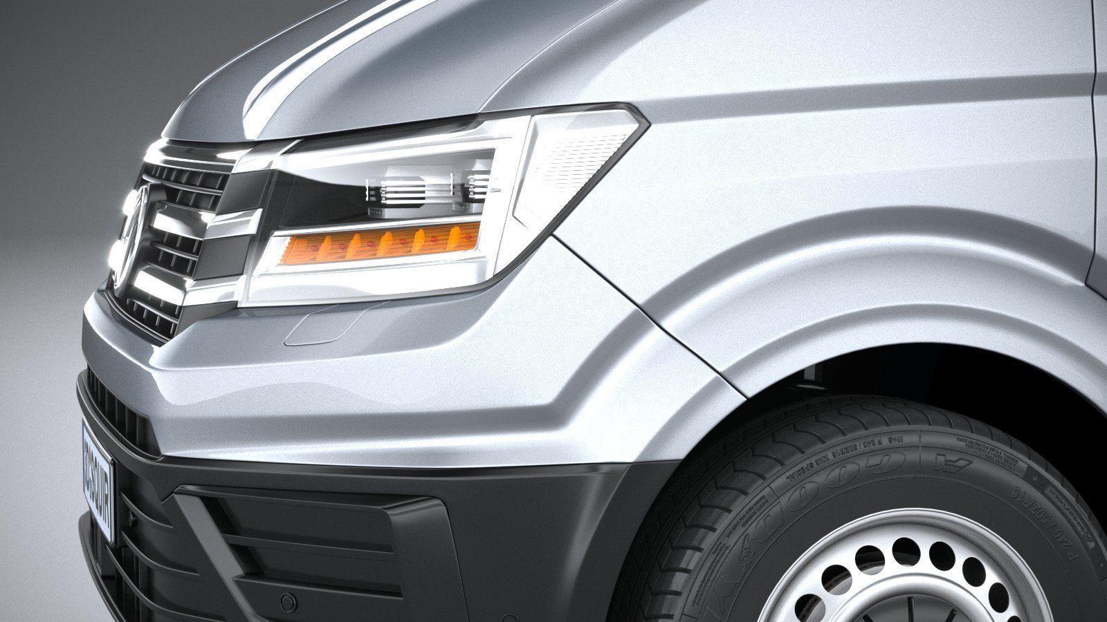 Volkswagen Crafter Long High Roof 2019 3D model_3