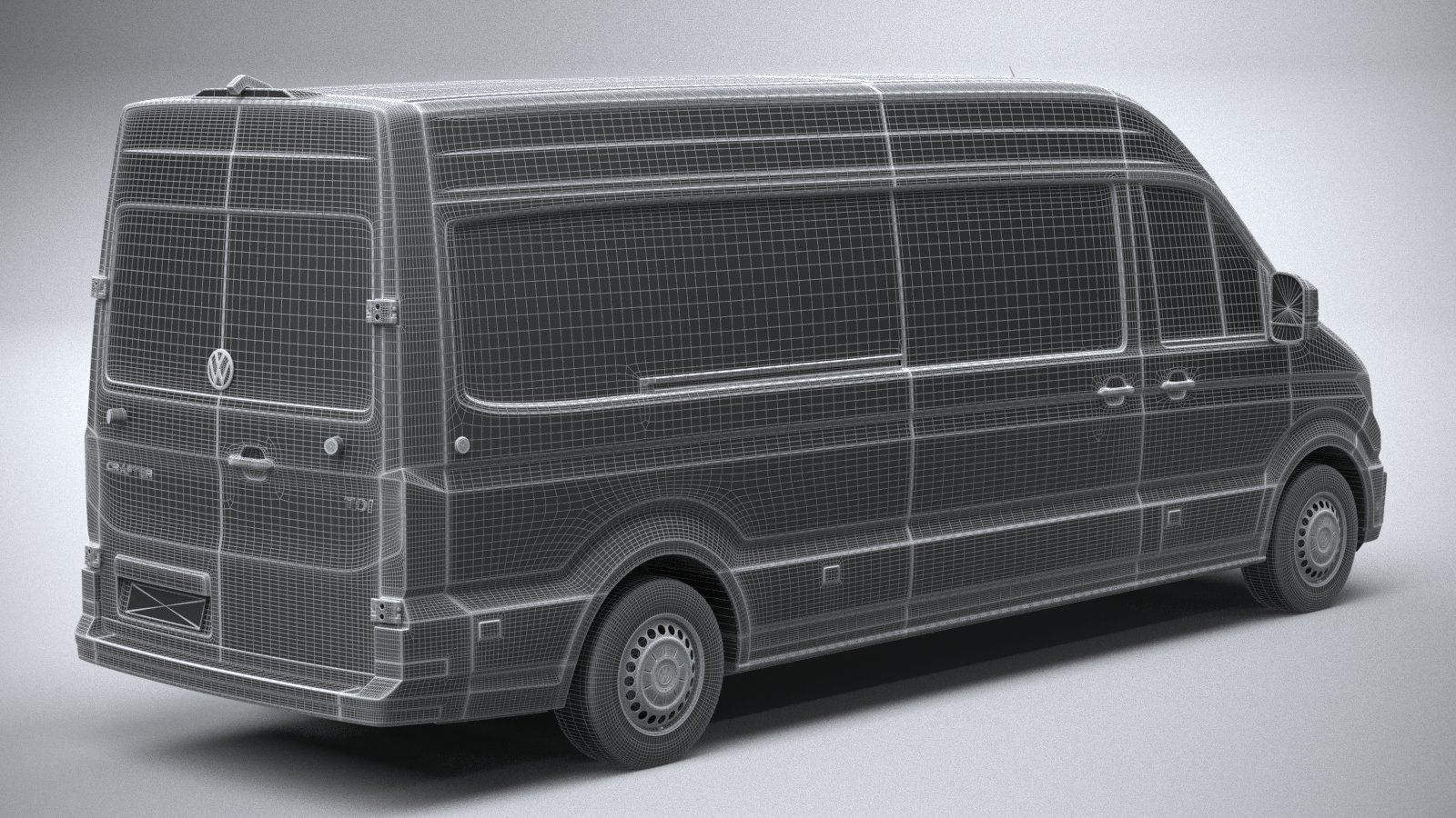 Volkswagen Crafter Long High Roof 2019 3D model_27