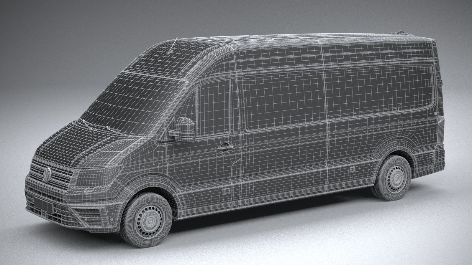 Volkswagen Crafter Long High Roof 2019 3D model_28