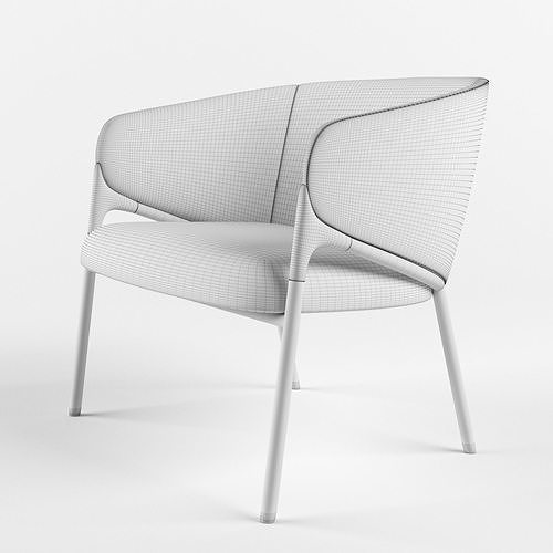 Segis Hammer Armchair 3D model 5